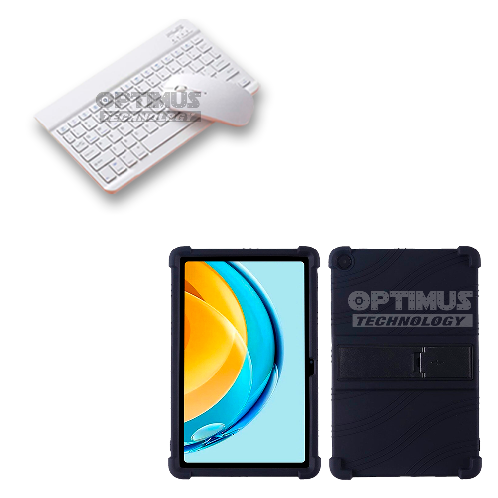 Kit Forro Protector Antigolpes + Teclado y Mouse Bluetooth para Tablet Lenovo Tab M10 Plus 3era Gen 10.6 2022 TB-125FU