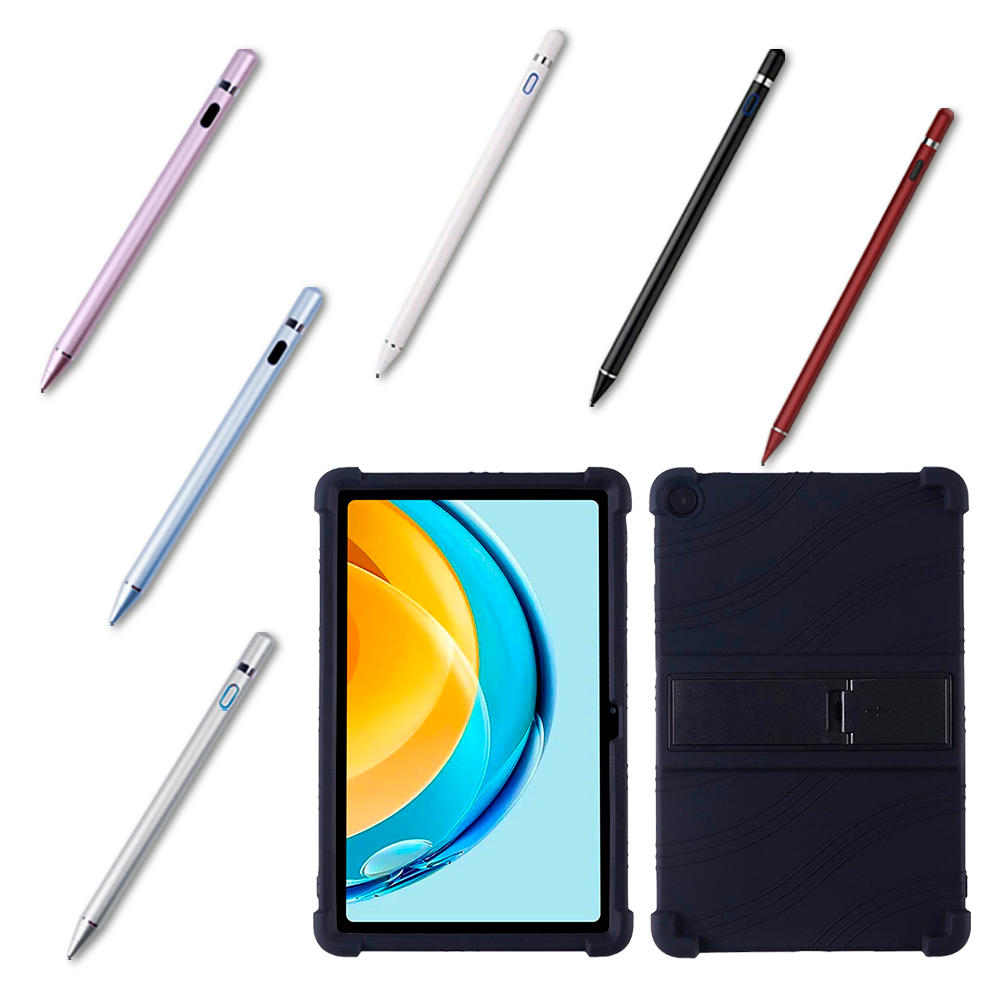 Combo Estuche Protector Goma + Lápiz Digital Para Tablet M10 Plus 3era Gen 10.6 2022 TB-125FU