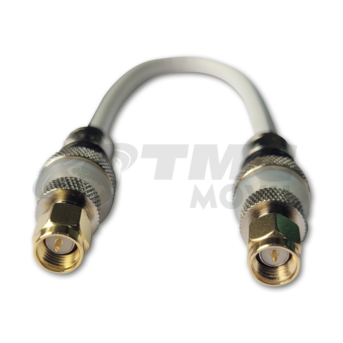 TMC MÓVIL Conector PIGTAIL SMA Macho a SMA Macho ( x2 SMA Male ) Cable RG-6 27,5cm Ultra Baja Perdida