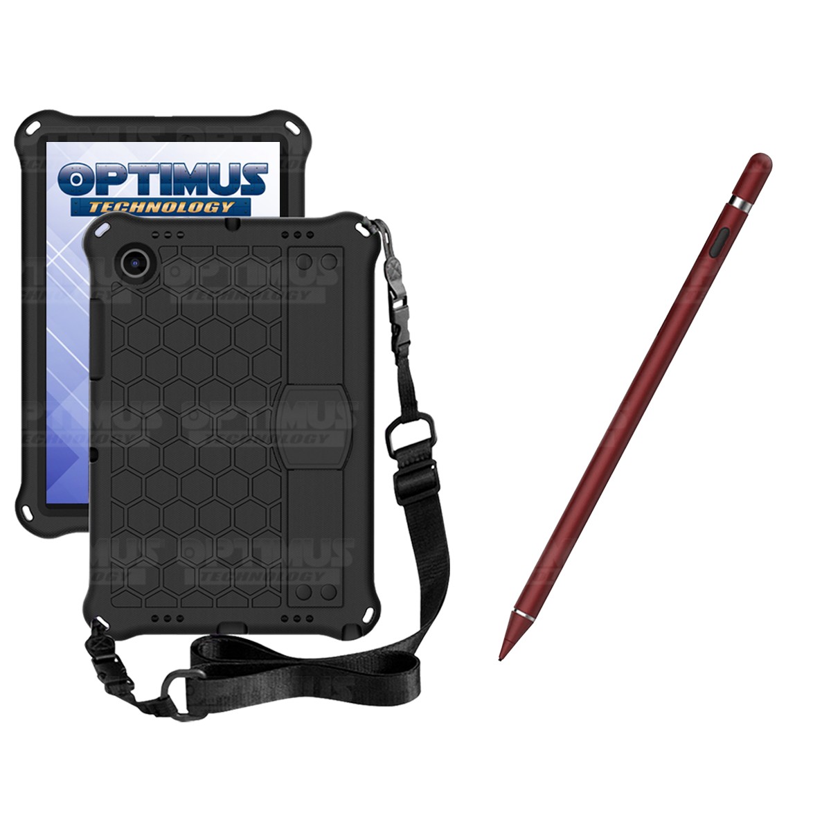 Kit Estuche Protector con Correa Y Lápiz Digital Stylus Pen para Tablet Samsung Galaxy Tab A8 10.5 2021 - 2022 SM-x200
