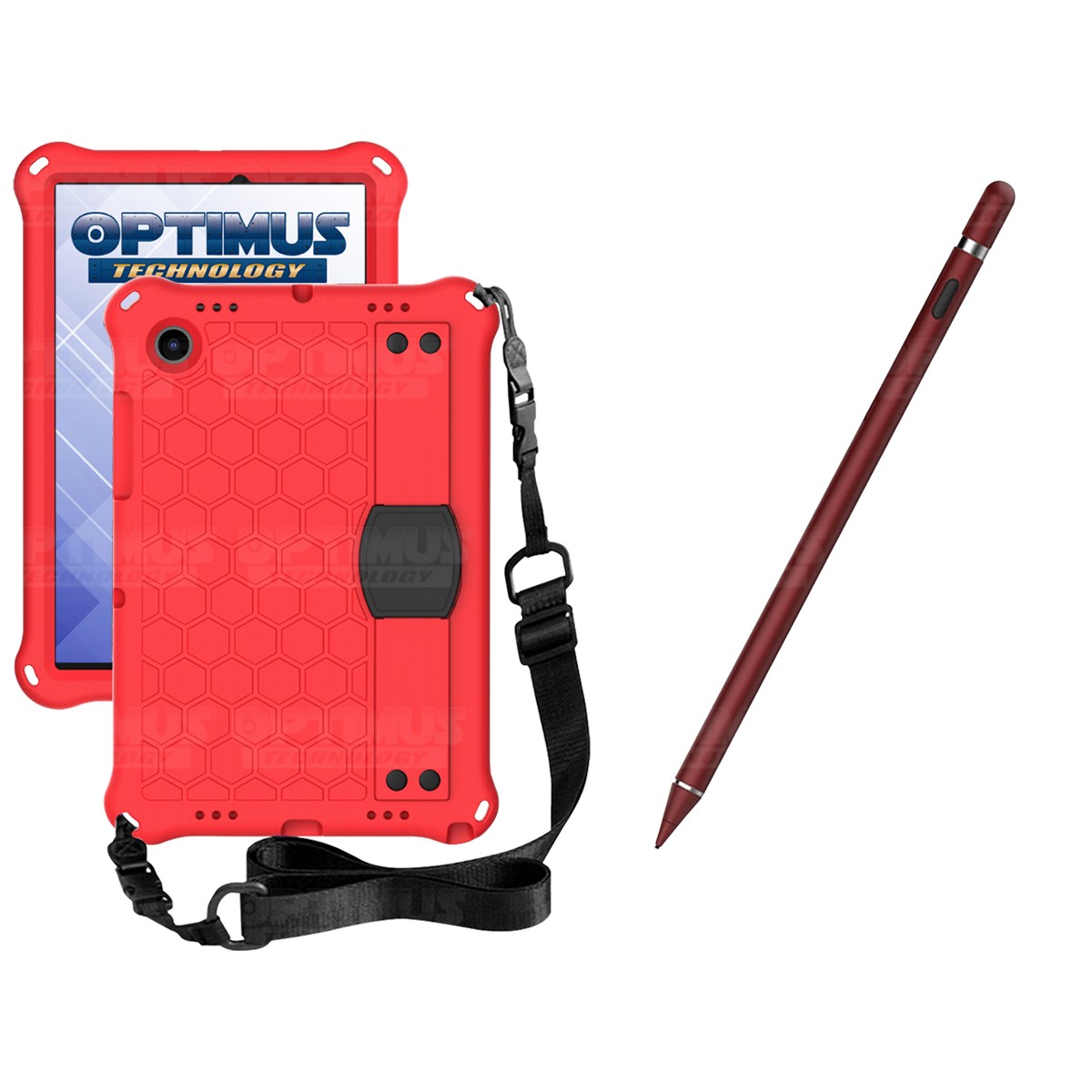 Kit Estuche Protector con Correa Y Lápiz Digital Stylus Pen para Tablet Samsung Galaxy Tab A8 10.5 2021 - 2022 SM-x200