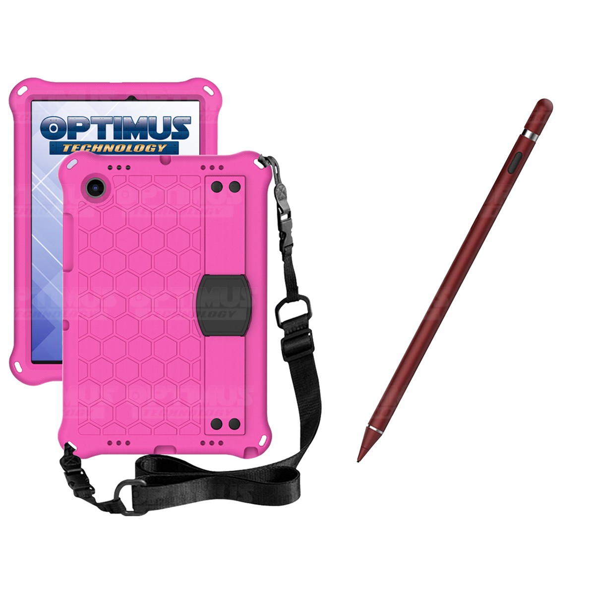 Kit Estuche Protector con Correa Y Lápiz Digital Stylus Pen para Tablet Samsung Galaxy Tab A8 10.5 2021 - 2022 SM-x200