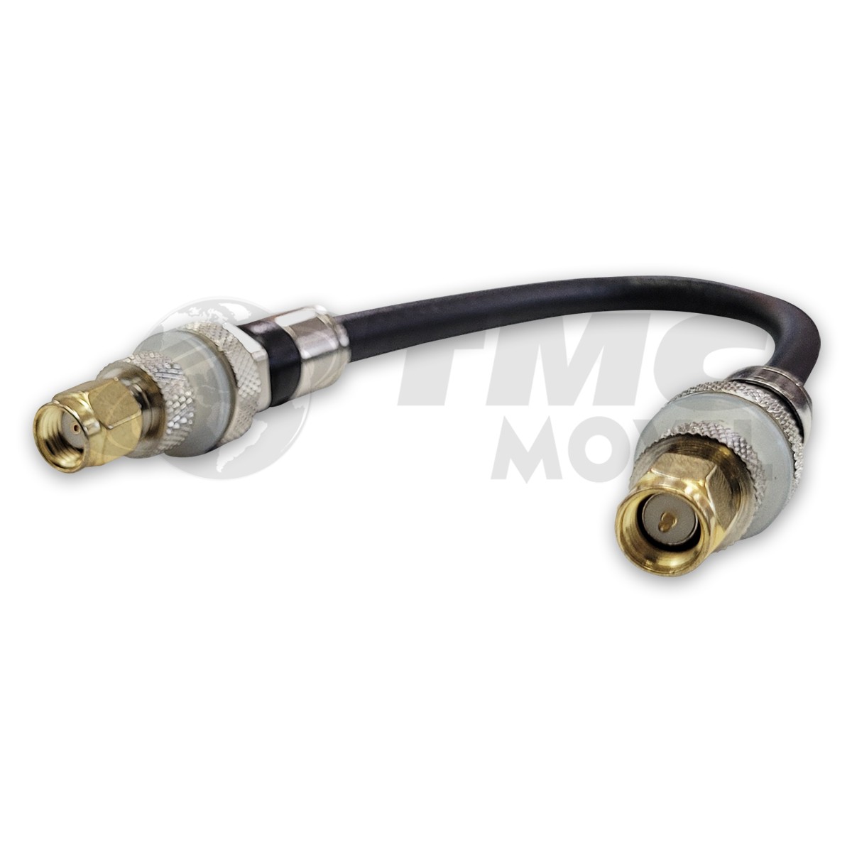 TMC MÓVIL Conector PIGTAIL SMA Macho RP Pin Hembra a SMA Macho ( SMA Male RP to SMA Male ) cable RG-6 27,5cm Ultra Baja Perdida