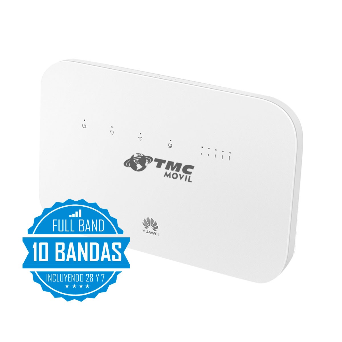 Modem de Internet Wifi 4GLTE SIMCARD Enrutador HUAWEI B612-533 (Compatible 4.5G) 4 Puertos Ethernet Gigabit