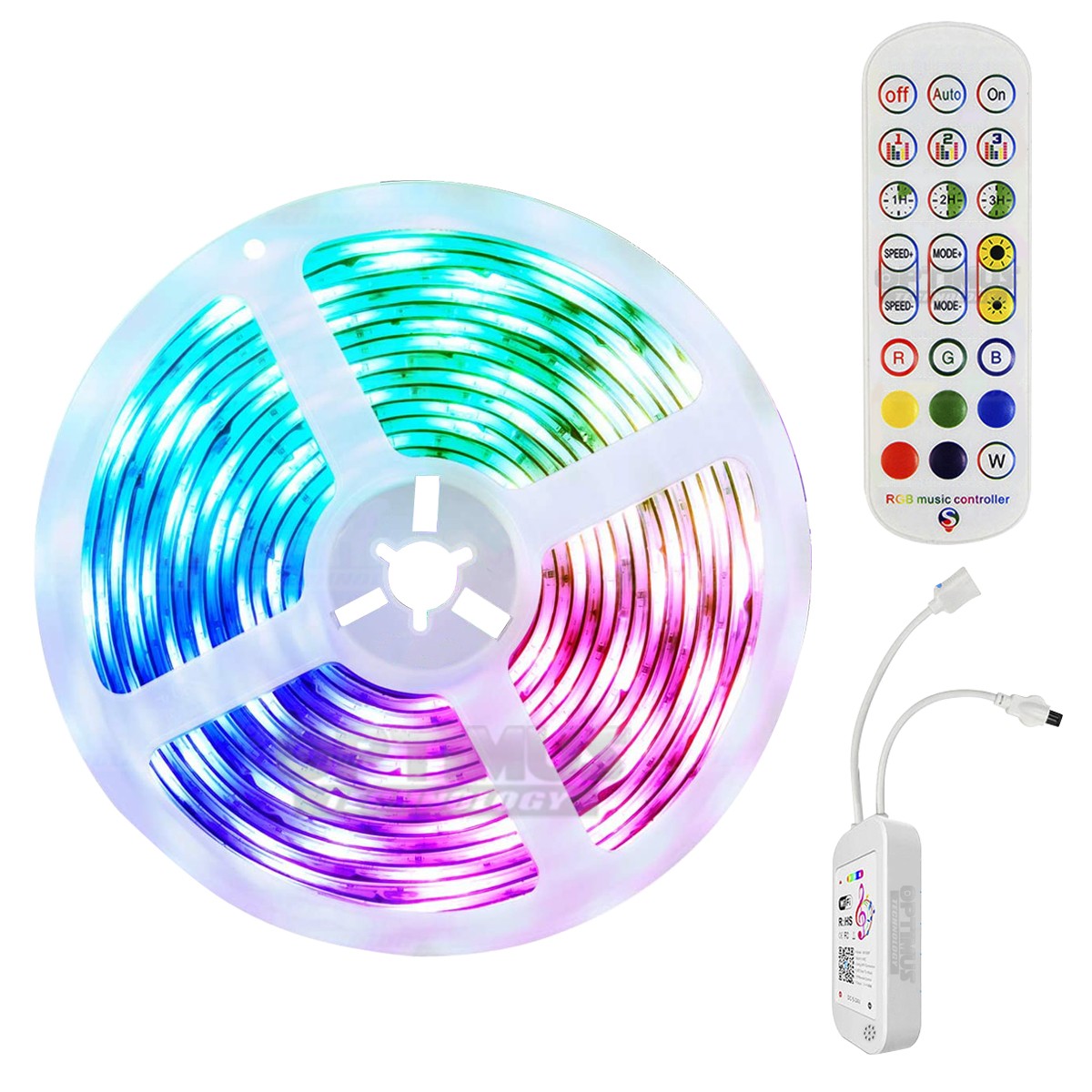 Extensión Tira Cinta de luces LED inteligentes Smart Wifi RGB 5 Metros con control compatible con Google Home Amazon Alexa