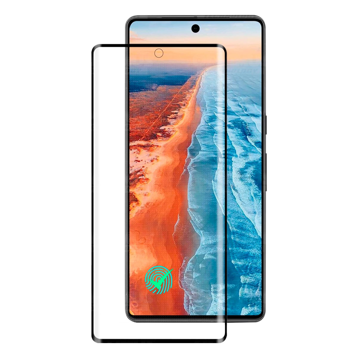 Vidrio Cristal Templado Protector curvo 6D para celular smartphone Google Pixel 7 Pro 2022 6,7 pulgadas