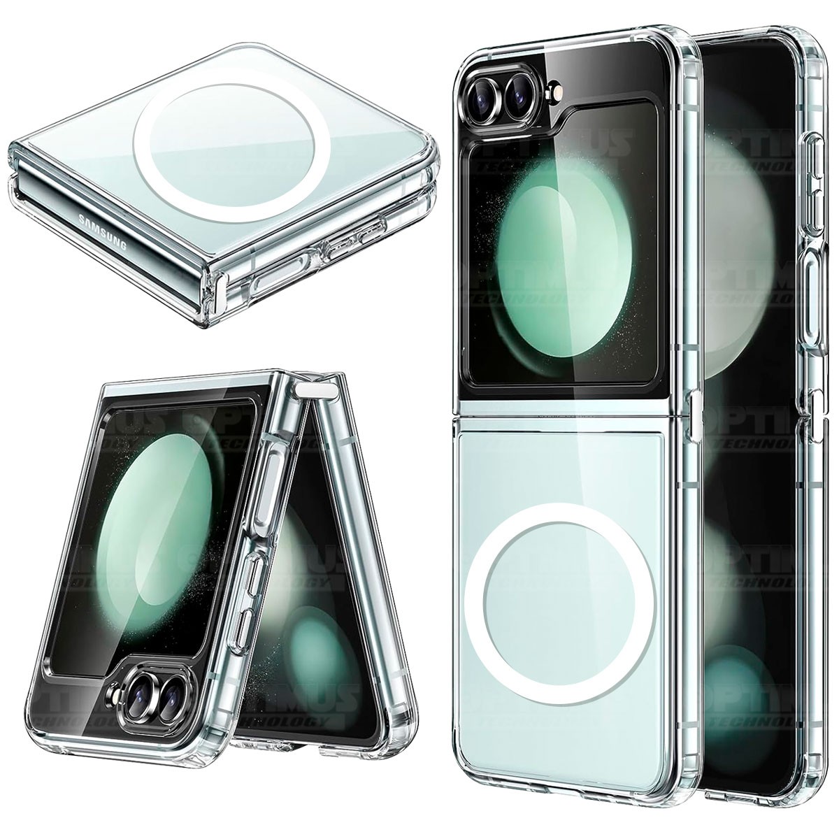 Estuche Case Forro Carcasa Protectora Delgada Anticaída para Celular Smartphone Samsung Galaxy Z Flip 5 5G 2023 6.7 Pulgadas