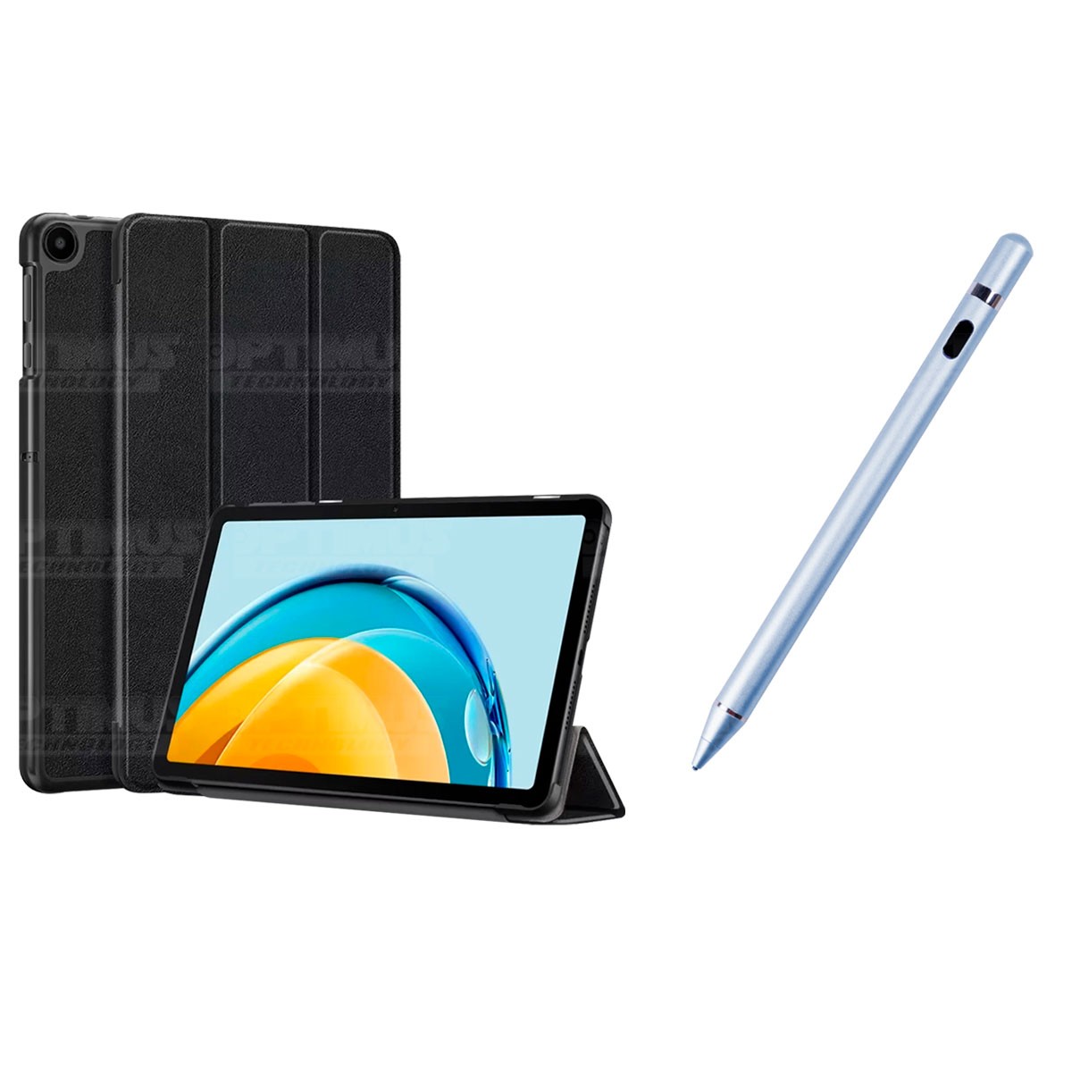 Kit Case Forro Protector + Lápiz Óptico Digital Stylus Pen para Tablet Huawei Matepad SE 10.4 Pulgadas 2023 AGS5-L09 / AGS5-W09-18004