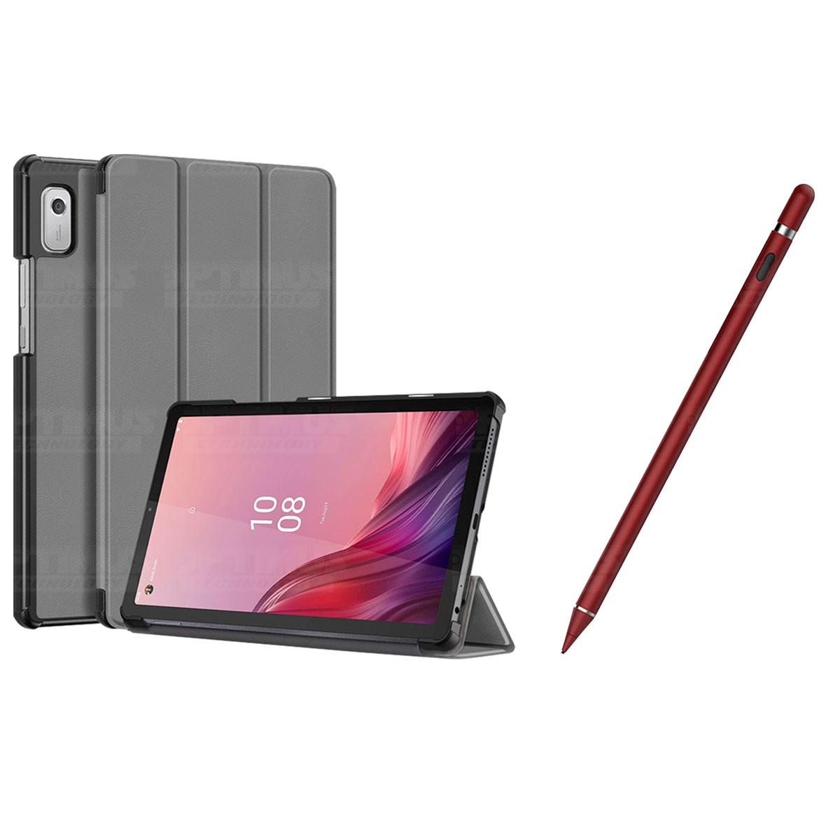 Kit Case Forro Protector + Lápiz Óptico Digital Stylus Pen para Tablet Lenovo Tab M9 9 Pulgadas LTE 2023 TB310FU / TB-310XU