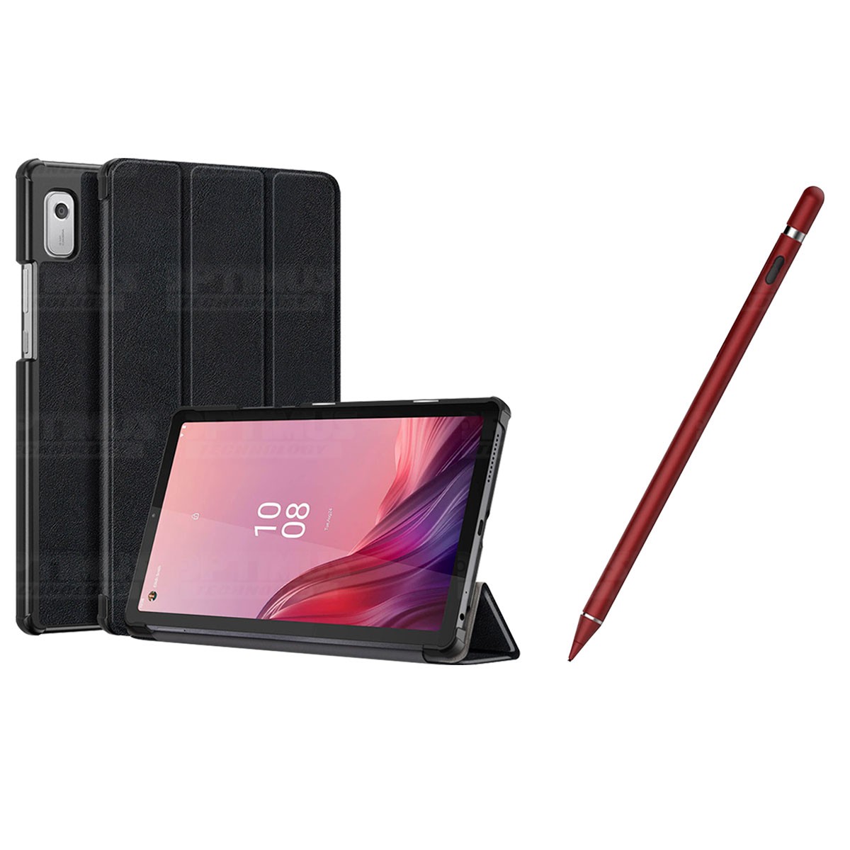 Kit Case Forro Protector + Lápiz Óptico Digital Stylus Pen para Tablet Lenovo Tab M9 9 Pulgadas LTE 2023 TB310FU / TB-310XU-18172