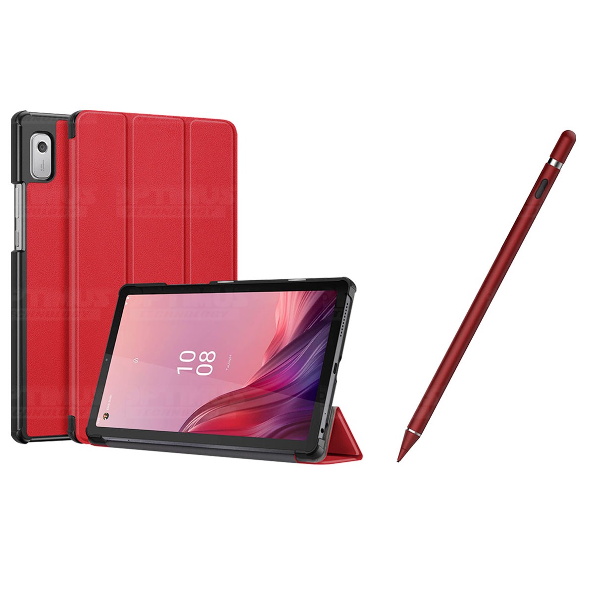 Kit Case Forro Protector + Lápiz Óptico Digital Stylus Pen para Tablet Lenovo Tab M9 9 Pulgadas LTE 2023 TB310FU / TB-310XU