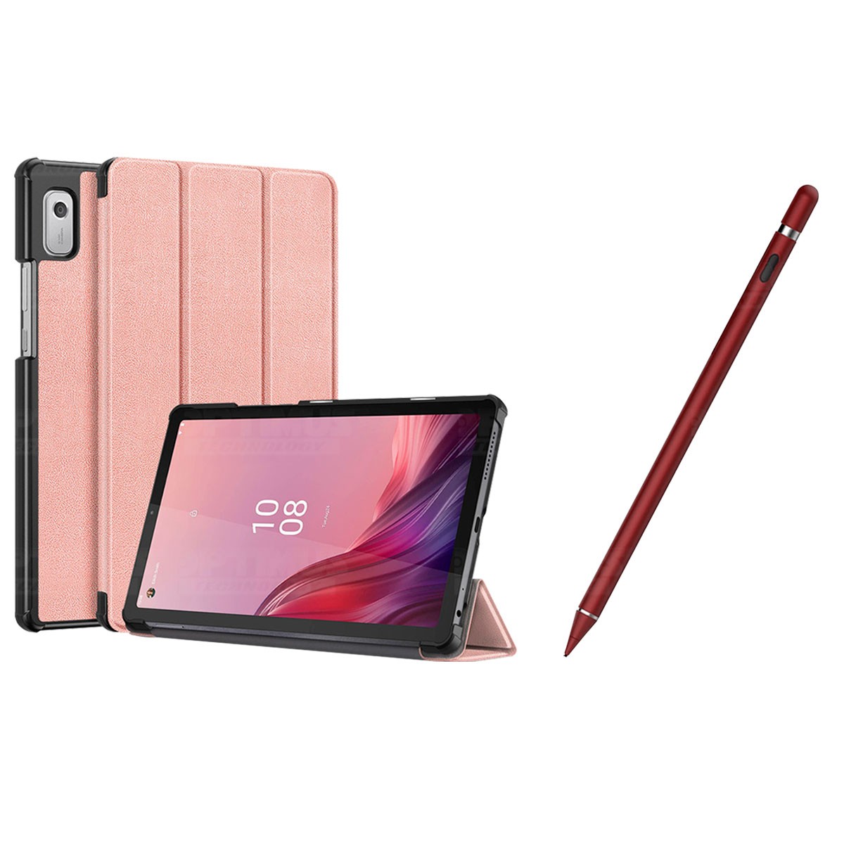Kit Case Forro Protector + Lápiz Óptico Digital Stylus Pen para Tablet Lenovo Tab M9 9 Pulgadas LTE 2023 TB310FU / TB-310XU