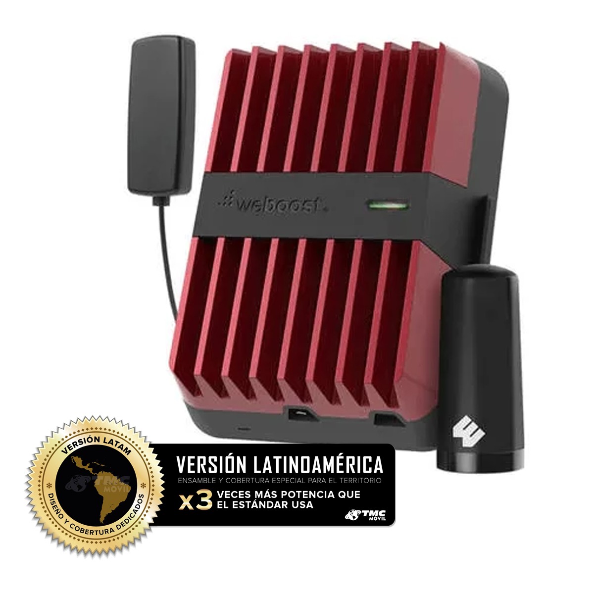 KIT Amplificador de señal weBoost Drive Reach LATAM para Vehículos de Flota