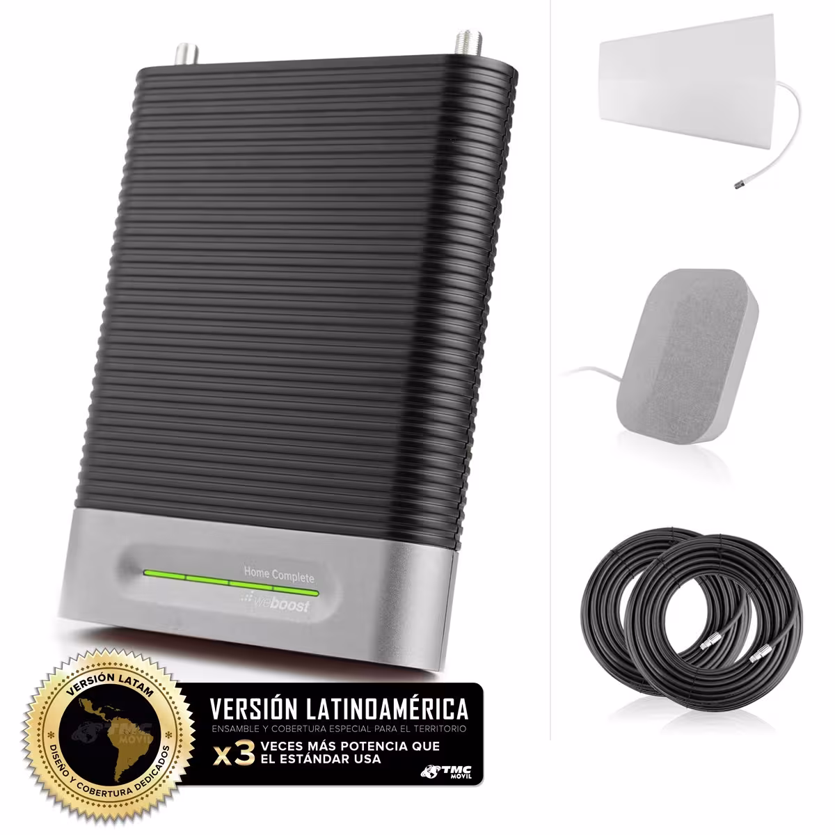 KIT Amplificador de señal WeBoost Home Complete LATAM | Teléfono Celular para 5G y 4G LTE Alta cobertura zonas rurales