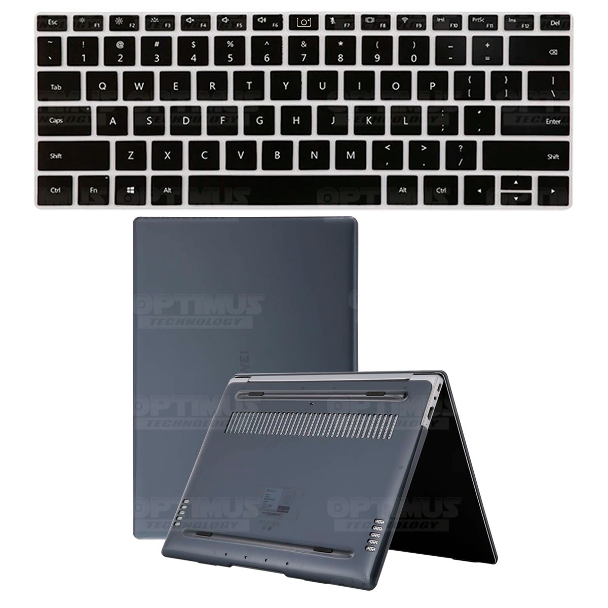 Kit Carcasa Protector Y Funda Suave Protectora de Teclado Para Huawei MateBook 14 2021 / 2022 / 2023 14 Pulgadas