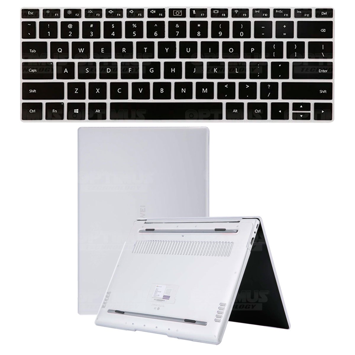 Kit Carcasa Protector Y Funda Suave Protectora de Teclado Para Huawei MateBook 14 2021 / 2022 / 2023 14 Pulgadas