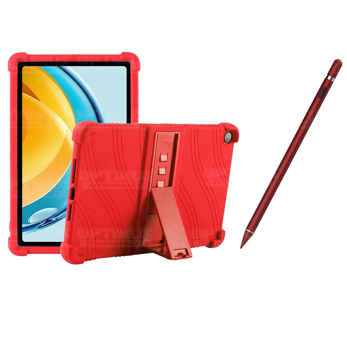 Kit Estuche Protector de goma antigolpes Y Lápiz Óptico Digital Stylus Pen para Tablet Huawei Matepad SE 10.4 Pulgadas 2023