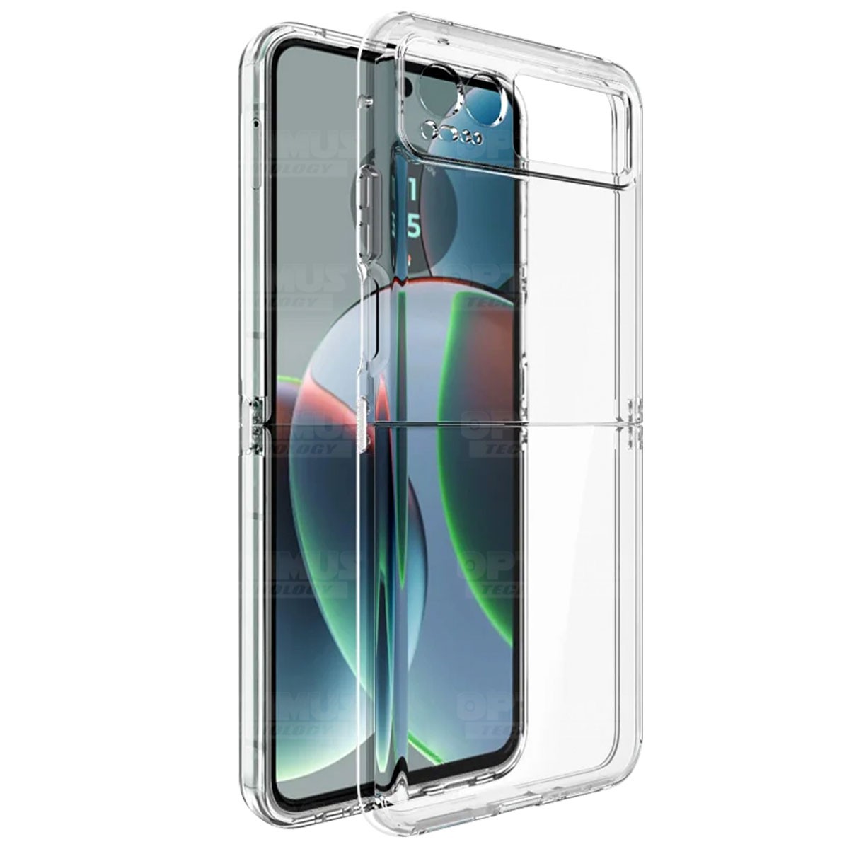 Estuche Case Forro Carcasa Protectora Delgada Anticaída para Celular Smartphone Motorola Razr 40 5G 2023 6.9 Pulgadas