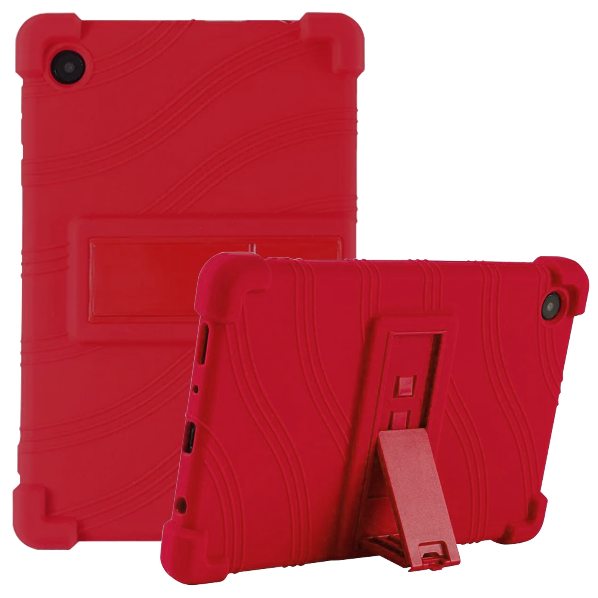 Estuche Case protector de goma para Tablet Samsung Galaxy Tab A9 8.7 Pulgadas SM-X110 / X115 Anti golpes con soporte