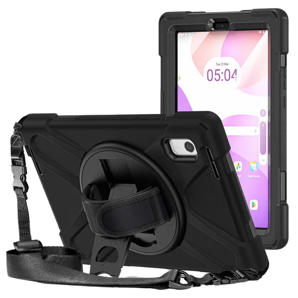 Estuche Protector con Correa y soporte giratorio 360° Tablet Lenovo Tab M9 9 Pulgadas LTE 2023 TB310FU / TB-310XU Anti golpes