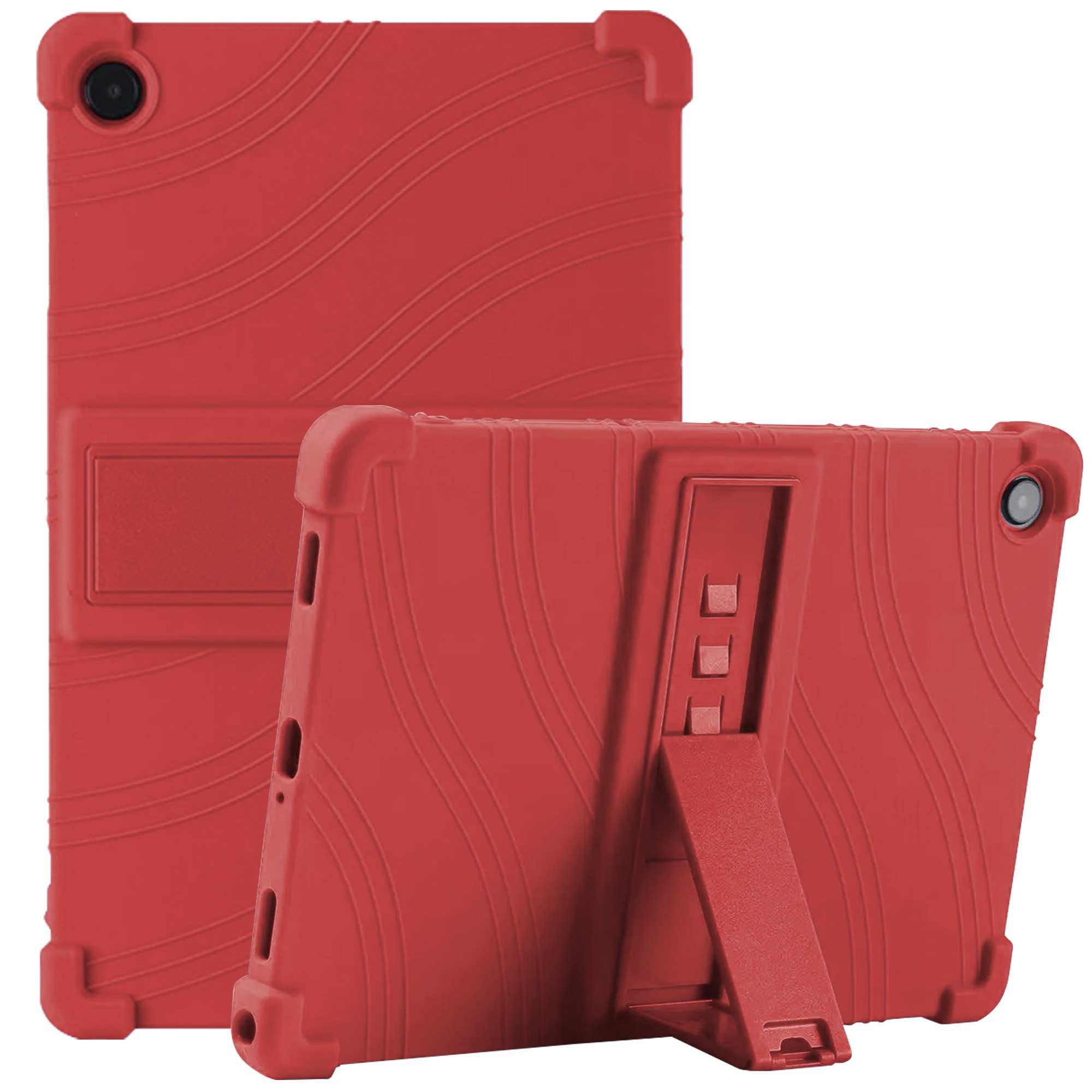 Estuche Case protector de goma para Tablet Samsung Galaxy Tab A9 Plus 11 Pulgadas SM-X210 / X216 / X218 Anti golpes con soporte