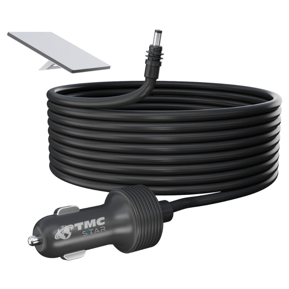 Cargador de Carro Cigarrera para Starlink Mini de 5 Metros Extensor de Calidad con Soporte de 12V-48V para Vehiculos Camiones