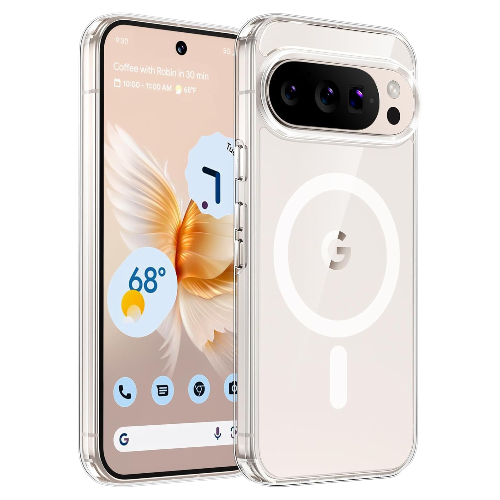 Estuche Funda transparente con Tecnología Magsafe para Google Pixel 10 2025