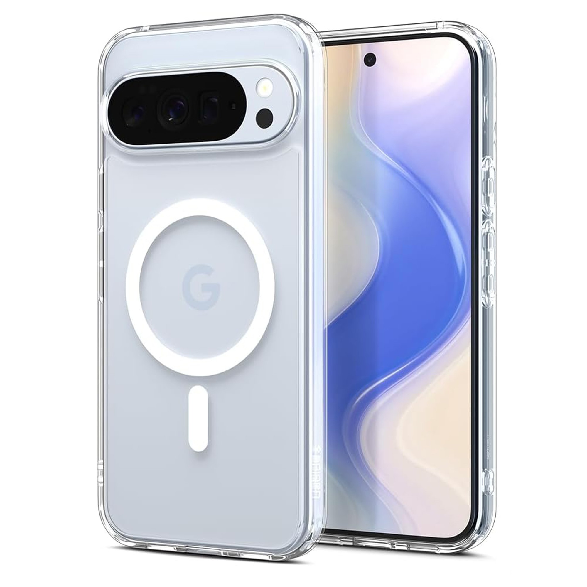 Estuche Forro transparente con tecnología MagSafe anticaída para Google Pixel 10 Pro 2025