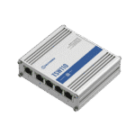 Teltonika TSW110 Switch Ethernet Industrial Gigabit de 5 Puertos 10/100/1000 | Montaje DIN y Pared