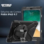 Estuche Protector con Correa para iPad 9.7 A1822 / A1893 / A1823 / A1954 360 3 Capas Soporte - Image 2