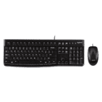 Teclado y ratón Logitech MK120 | Versión Español | USB Cable Teclado / USB Cable Mouse Óptico de 1000 DPI