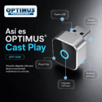 OPTIMUS CAST | Adaptador Inalámbrico CarPlay y Android Auto | Plug & Play USB | WiFi Dual Band + Bluetooth 5.2 | Actualizaciones OTA | Compatibilidad Universal - Image 5