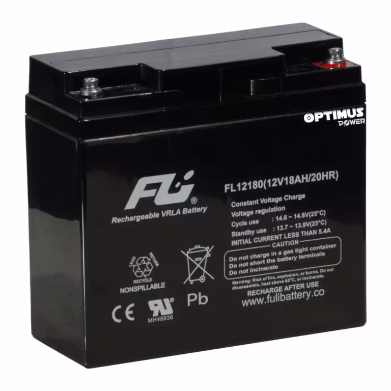 Batería Sellada AGM 12V 18Ah POWEST FL12180GS | Libre de Mantenimiento | UPS y Respaldo de Energía | Tecnología VRLA