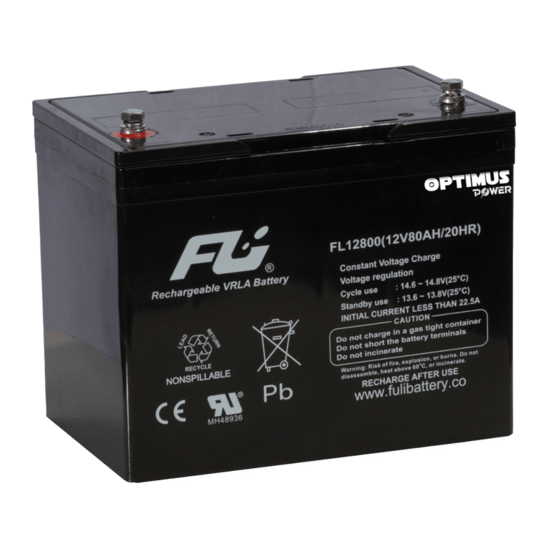 Batería Sellada AGM 12V 80Ah POWEST FL12800GS | 10 Años | Alta Capacidad | UPS y Respaldo de Energía