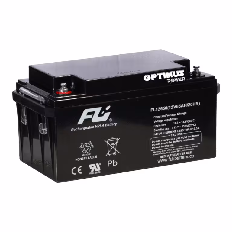 Batería Sellada AGM 12V 65Ah POWEST FL12650GS | 10 Años | Alta Capacidad | UPS y Respaldo de Energía
