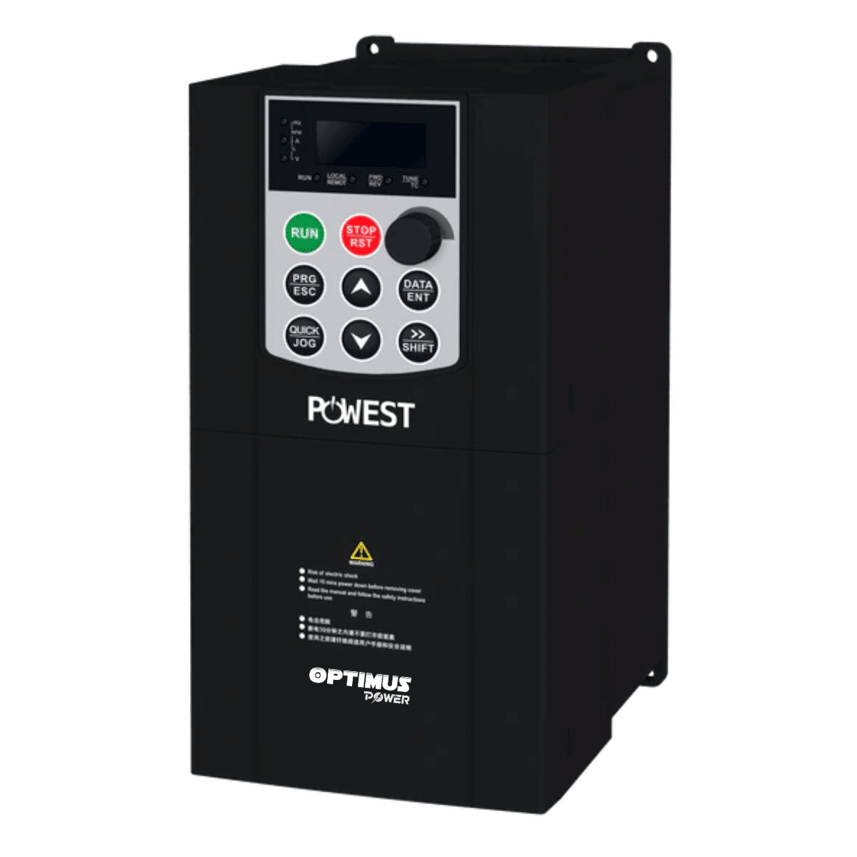 vfd-7724.png Variador de Frecuencia POWEST VFD 0.75kW 1HP | 220/240VAC Monofásico | Control Vectorial SVC | MODBUS RS-485 - Image 1