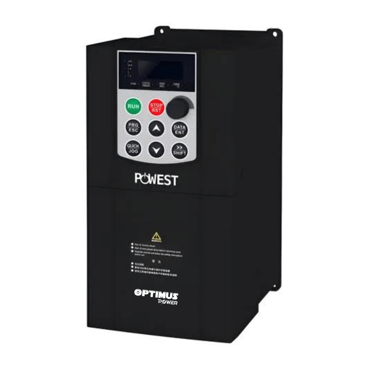 vfd-7728.png Variador de Frecuencia POWEST VFD 5.5kW 7HP | 220/240VAC Monofásico | SVC | Uso Industrial Pesado - Image 1