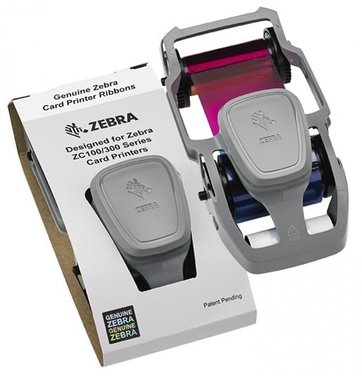 Cinta Zebra YMCPKO 200 Imágenes para ZC300 LA | Ribbon Color Original Impresora de Carnets