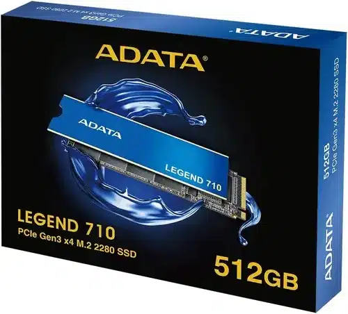 SSD ADATA LEGEND 710 512GB M.2 2280 PCIe NVMe | Velocidad 2400/1800 MB/s