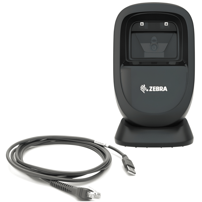 Lector de Código de Barras Zebra DS9308-SR Kit USB Negro | Escáner 2D de Presentación | Alto Rendimi