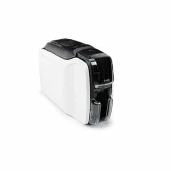 Impresora de Carnets Zebra ZC100 Una Cara USB | Kit LA con 200 Tarjetas PVC + Cinta YMCKO + CardStud