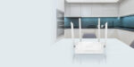 Router RG-EW1200 con cuatro antenas externas